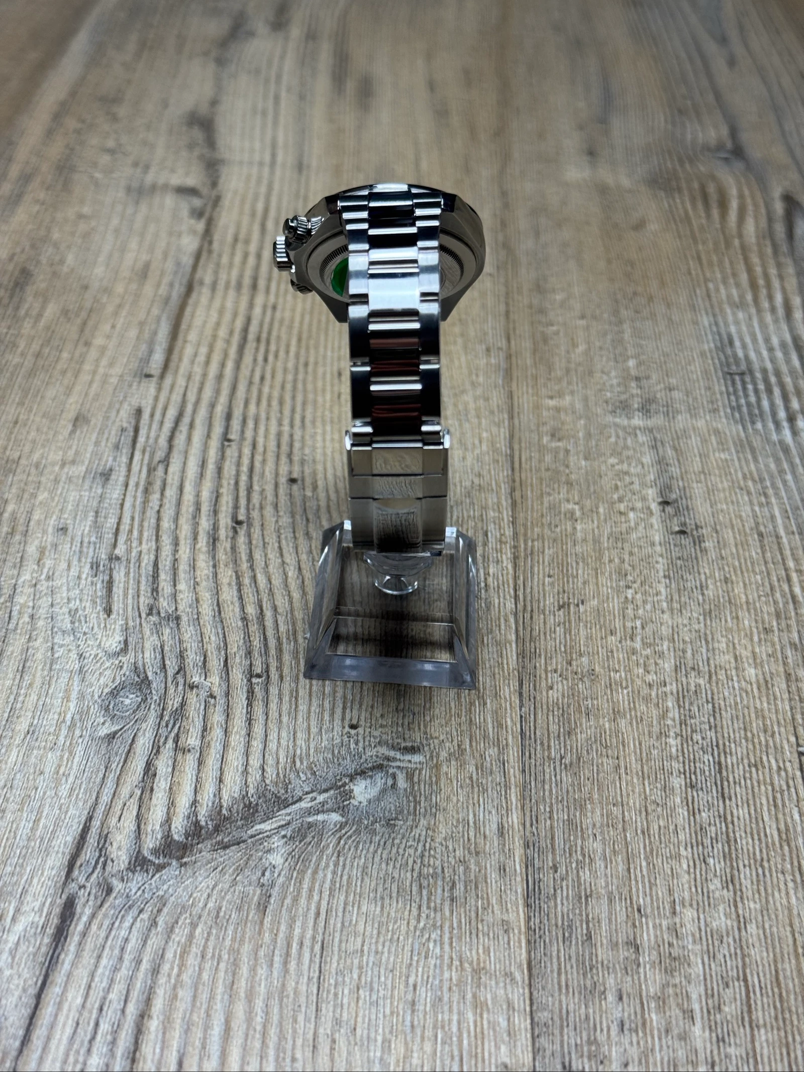 Reloj Cronógrafo Emerald VK63 – Dial Verde Soleado – Meca-Quartz Japonés – Nuevo – photo 3